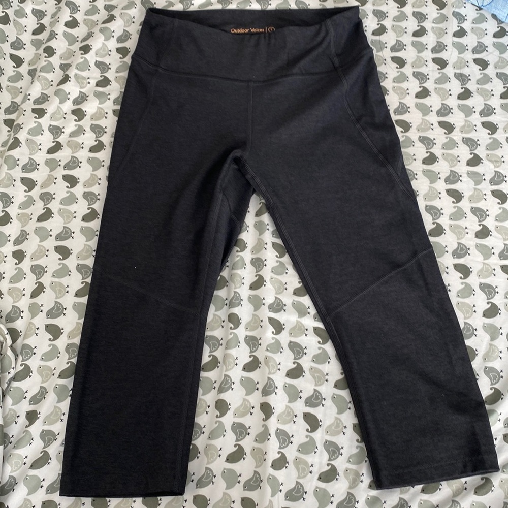 Outdoor voices dark gray leggings